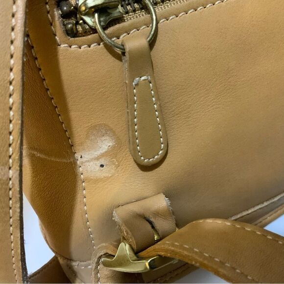 Coach 9315 Rare Vintage Natural Tan Saddle Leather Backpack main image 6